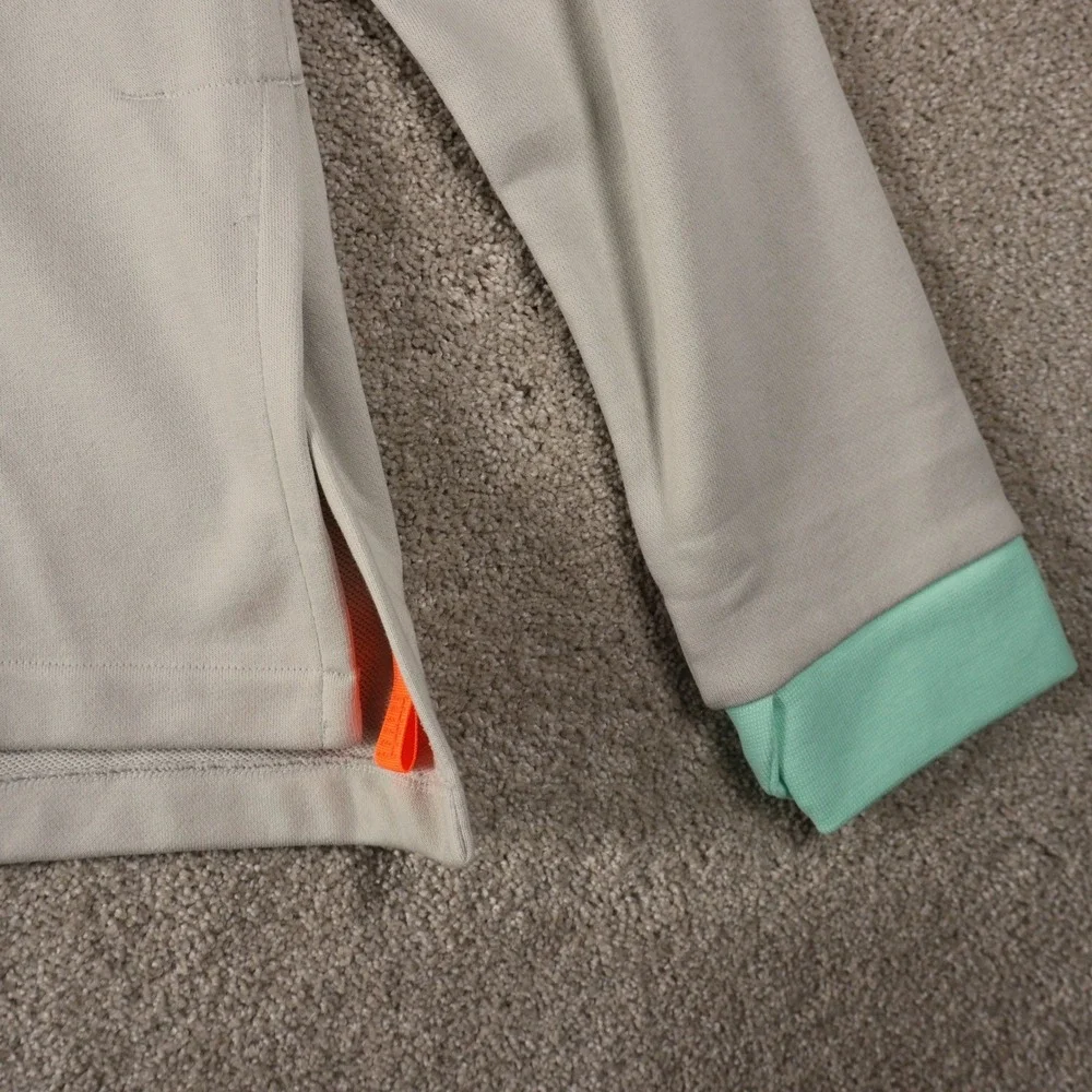 Nike‎ Youth XL FlyEase Sweatshirt Crewneck Cream Pullover NWT Pocket Activewear